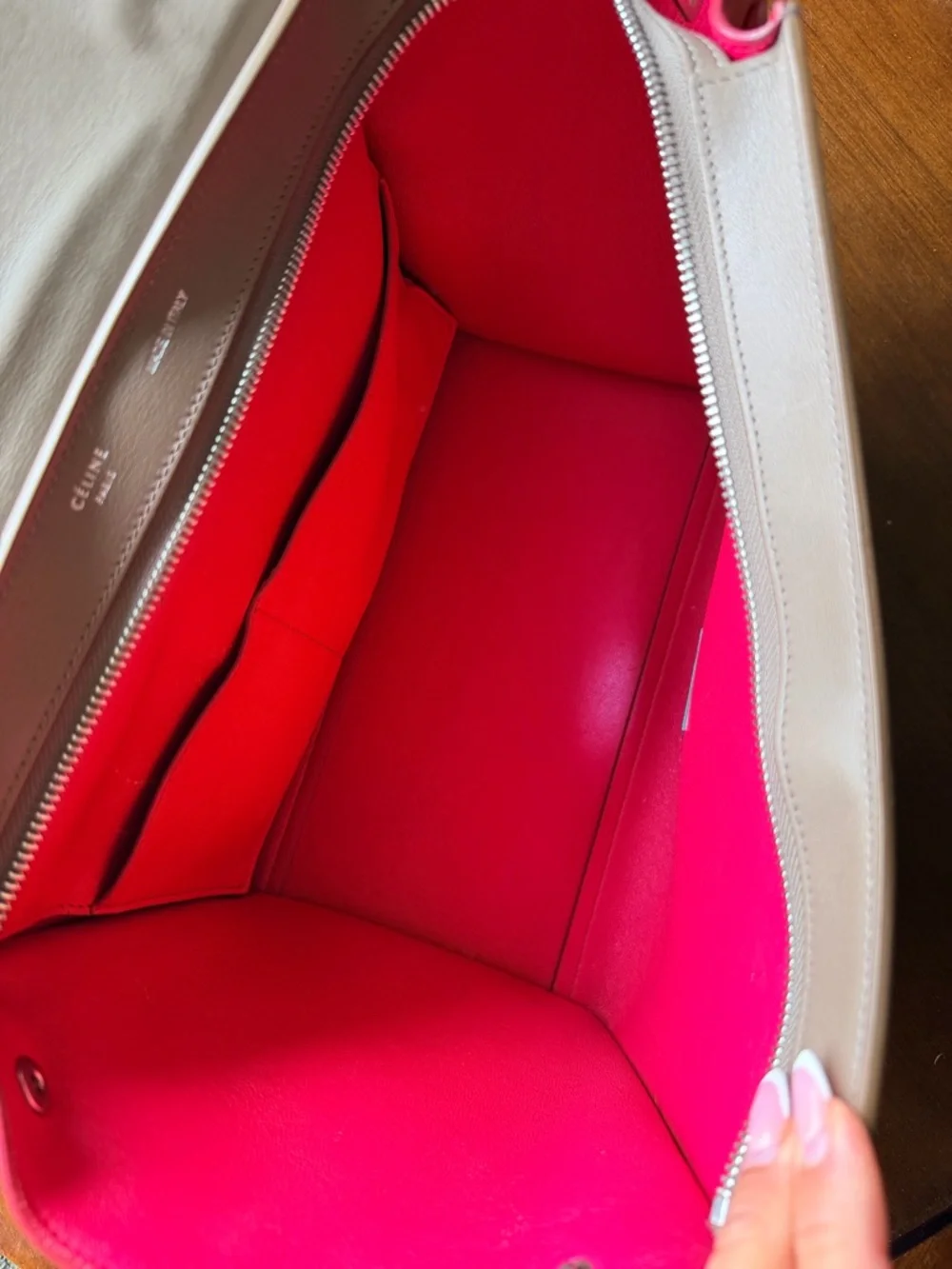 Celine Leather Shoulder Bags Trapeze Bag - Picture 6 of 6